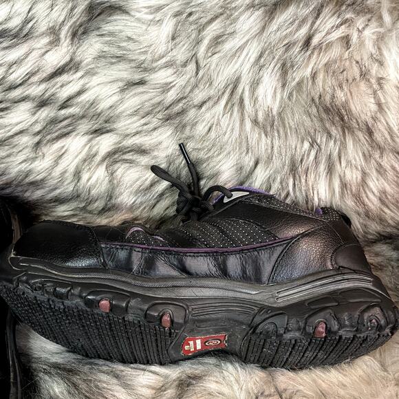 Skechers COMP TOE Size 7 wide Women Work shoe non-metallic Leather - Picture 10 of 12